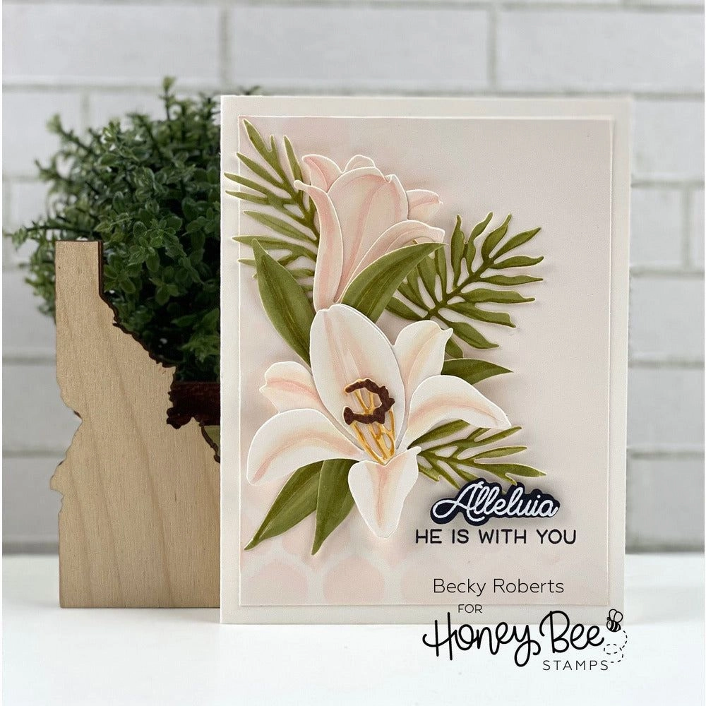 strong He Is Risen - 4X6 Stamp Set