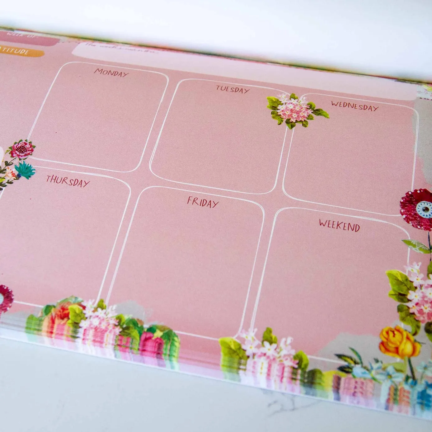 Heart-Led Weekly Planner Notepad valuable quickdry