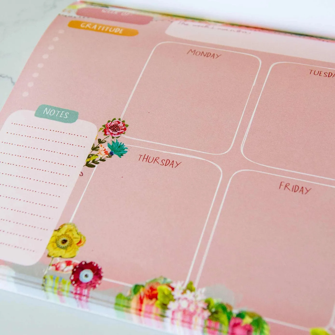 Heart-Led Weekly Planner Notepad maxi premium