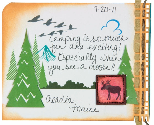 Heart Bird Cage Wood Stamp exclusive