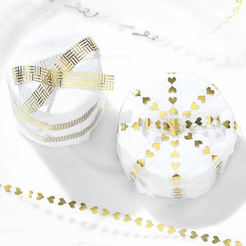 shiny Heart Slim Washi Tape