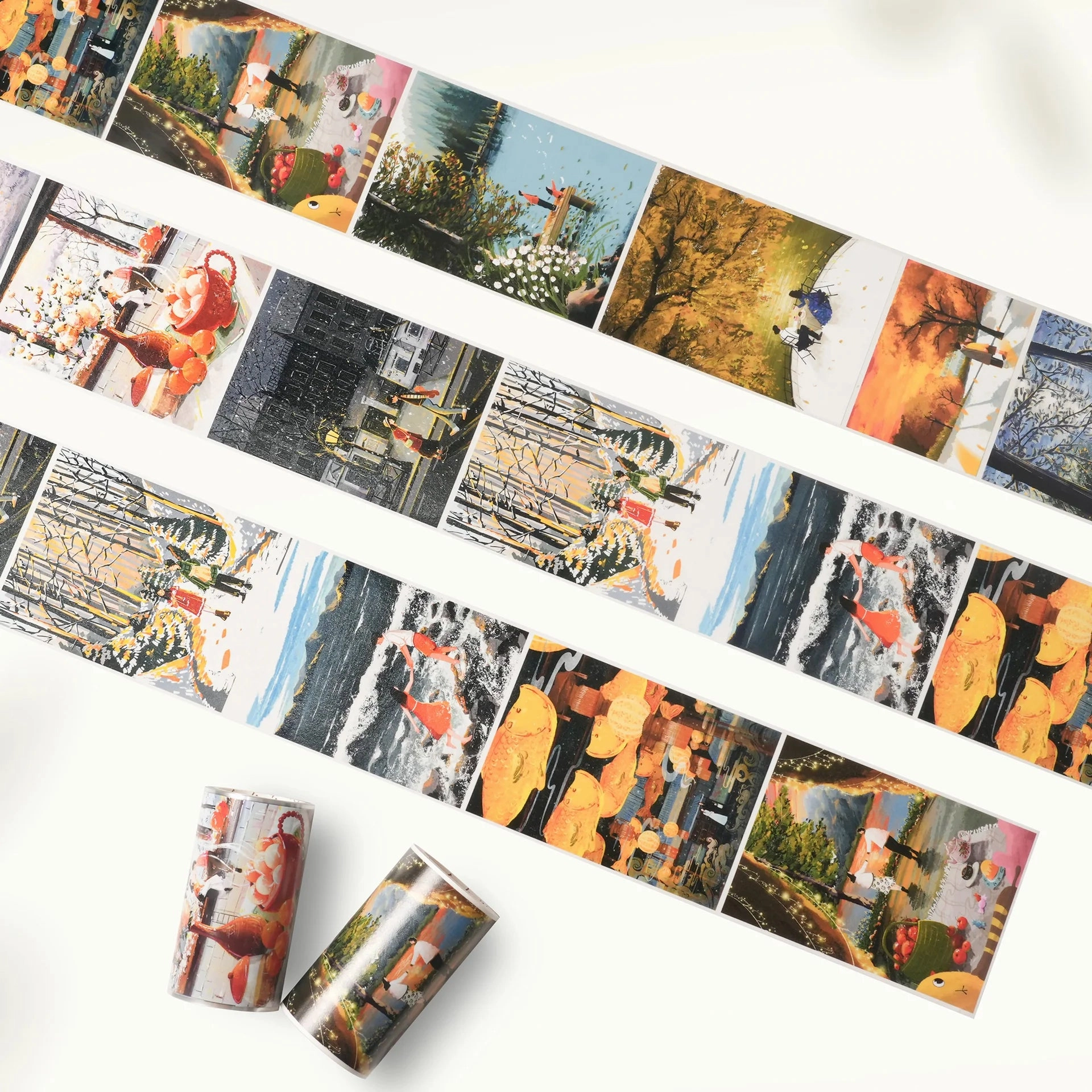 mini Heartstrings Wide Washi / Pet Tape