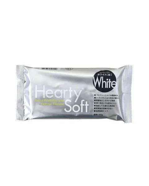 Hearty Soft Clay - White shiny