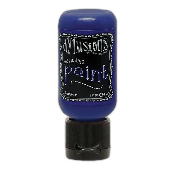 Dylusions Acrylic Paint - Just Indigo sealed automatic