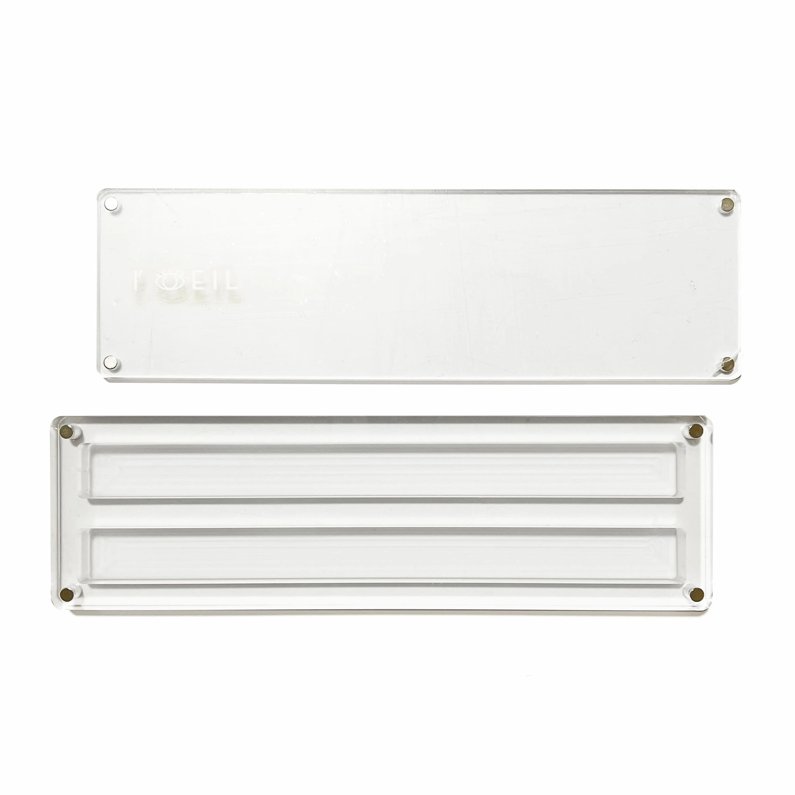 Empty Clear Acrylic Watercolor Palette Case resilient