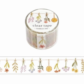 Hokkori Life Clear Tape - Garland bright flat