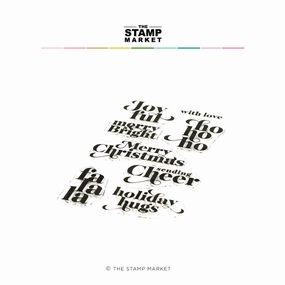 modern Holiday Cheer Stamp