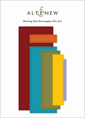 modern Nesting Slim Rectangles Die Set