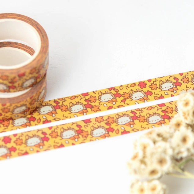 solid exclusive Peek A Boo Leaf Washi Tape