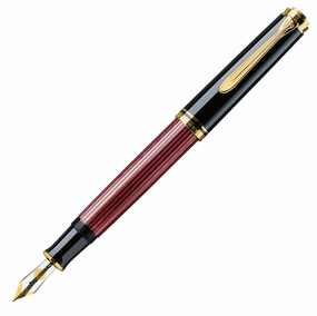 resin lasting Pelikan Souveran 800 Red/Gold Fountain Pen