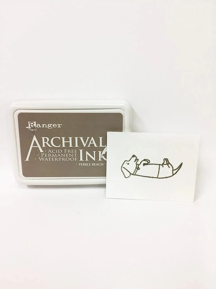 wrapped Ranger Archival Ink Pad - Pebble Beach