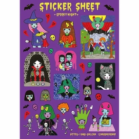 maxi Spooky Night Sticker Sheet