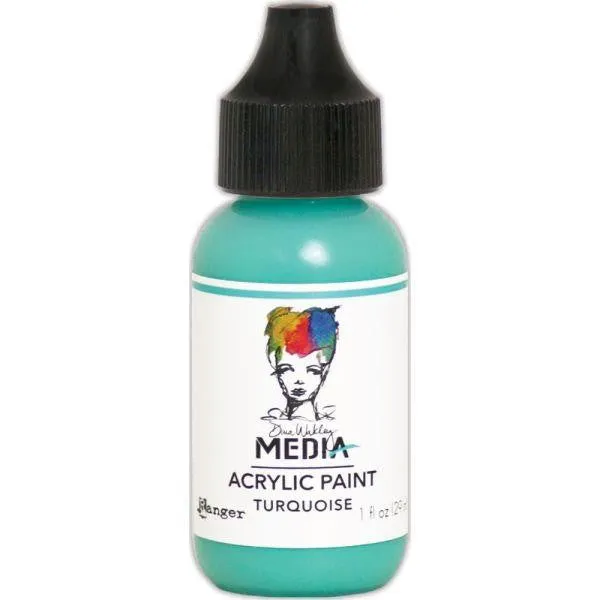 Heavy Body Acrylic Paint - Turquoise versatile refillable