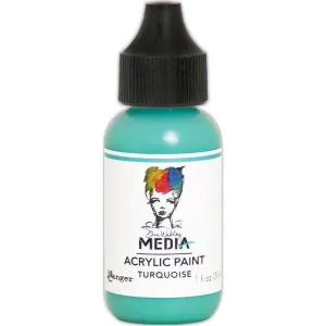 Heavy Body Acrylic Paint - Turquoise versatile refillable