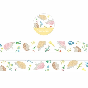 solid colorful Hedgehog Washi Tape Animal Series