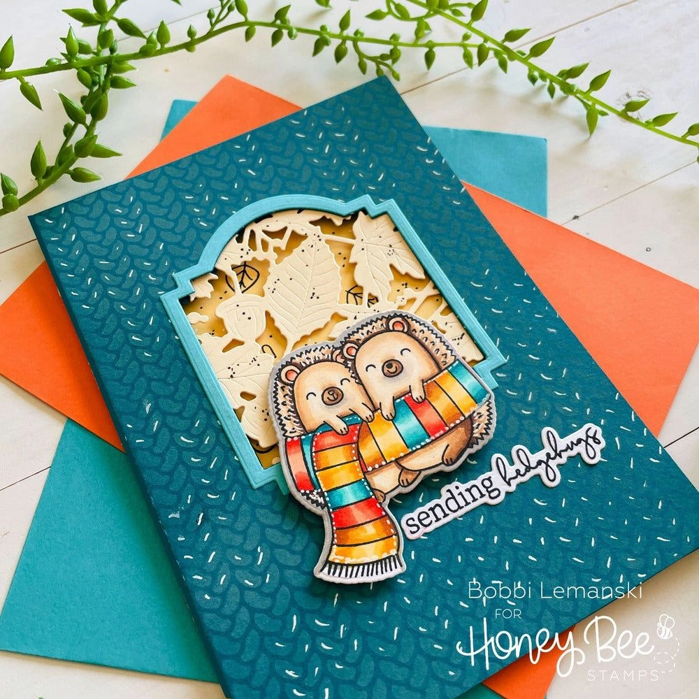 Hedgehugs - 6X6 Stamp Set - Retiring square