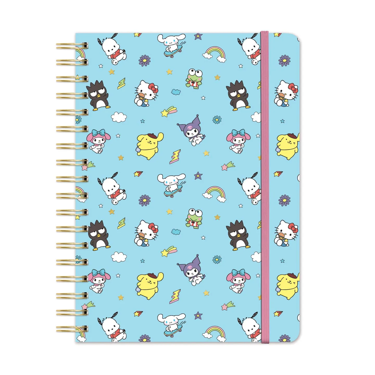 Hello Kitty And Friends College Blue Undated Tri-Tab Planner 12 Months strong set