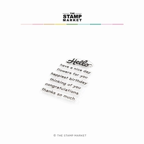 Hello & More Stamp nonslip portable