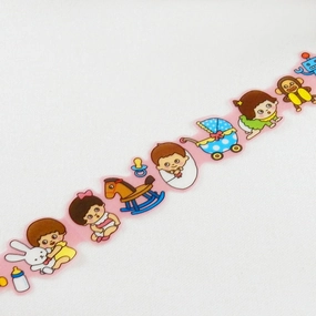 Hello Baby Round Top Masking Tape ? Tips Die-Cut Tape Character Series resin lasting