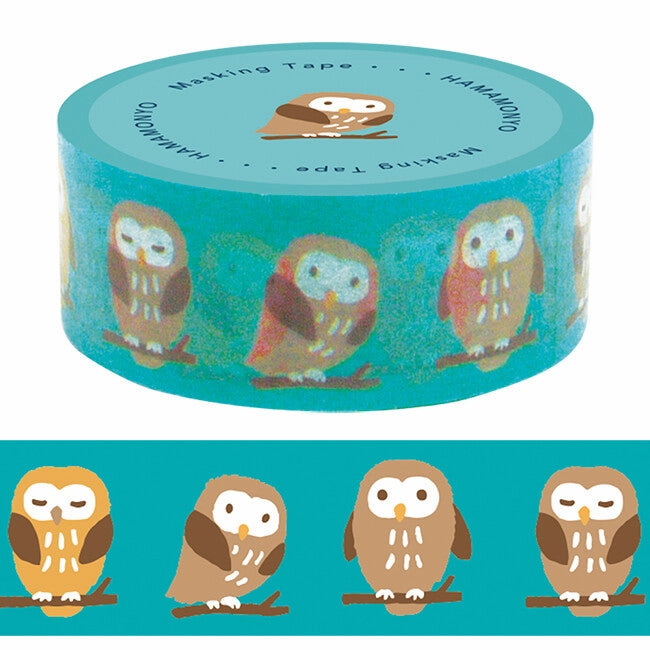 trendy maxi Hello Owl Washi Tape