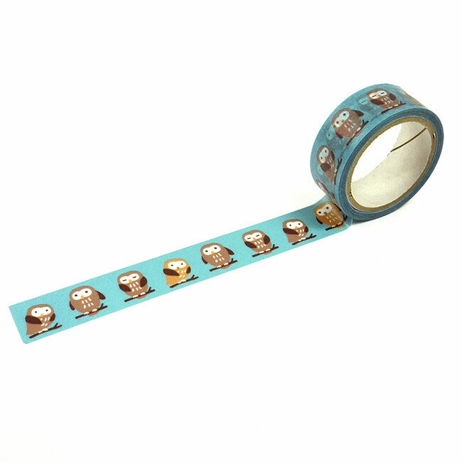 Hello Owl Washi Tape biodegradable