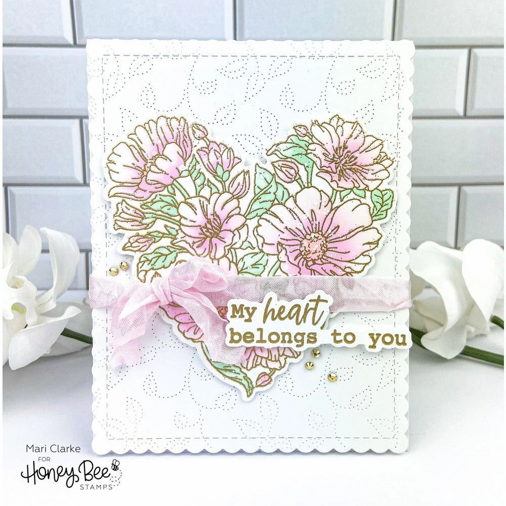 Hello Sweetheart - 6X6 Stamp Set original shiny