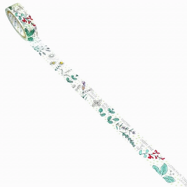 synthetic Herb Garden Washi Tape