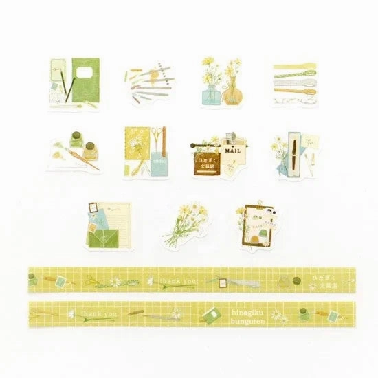 fiber rubber Hinagiku Stationery Store Washi Roll Sticker