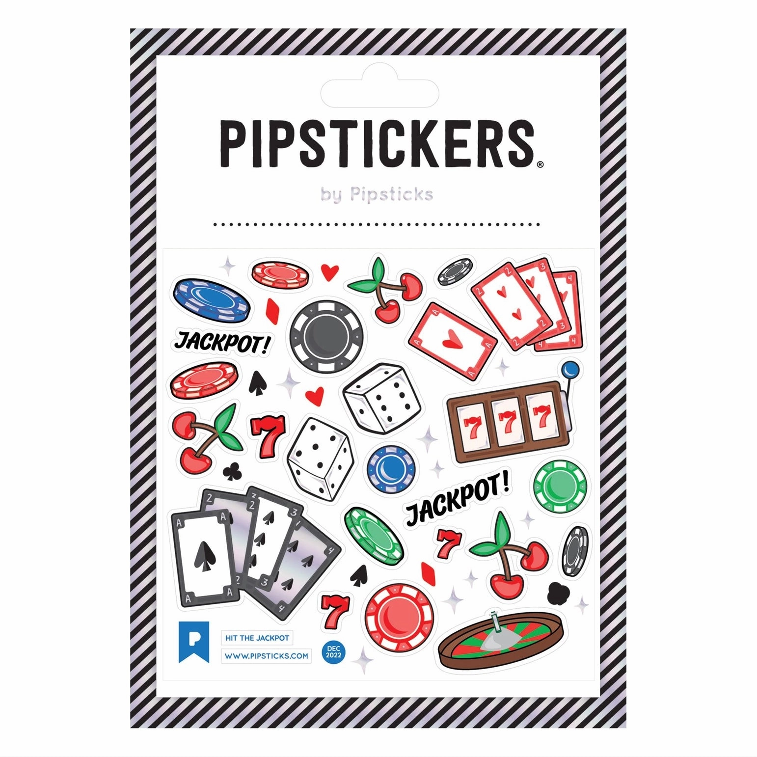 Hit The Jackpot Stickers trusted