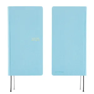 leather Hobonichi 2025 Weeks Mega Colors Lemon Water