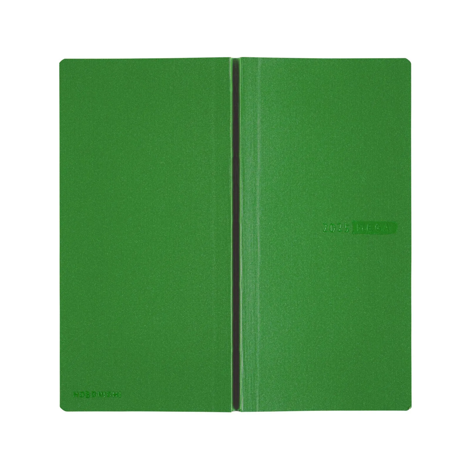 Hobonichi 2025 Weeks Mega Sneaker Leaf Green glossy rugged