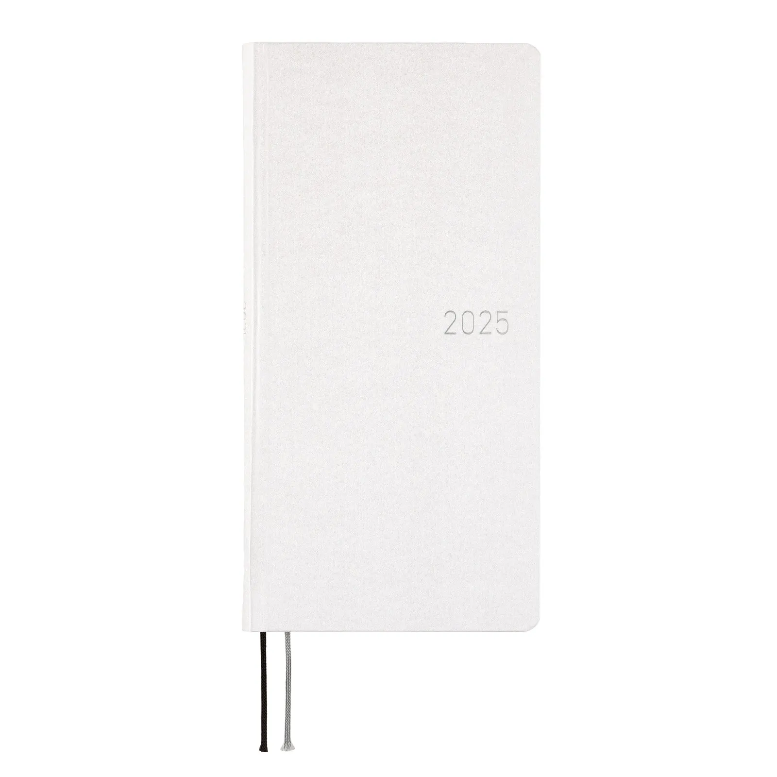Hobonichi 2025 Weeks Paper Series Platinum White retractable finest