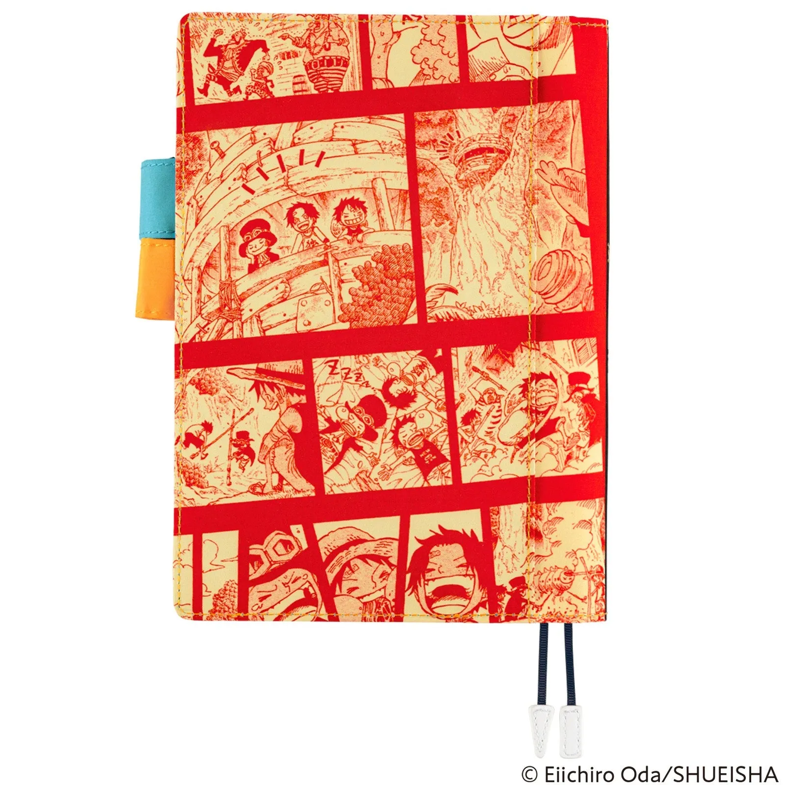 Hobonichi Techo A5 Cousin Cover - One Piece Magazine: Ace, Sabo, Luffy rugged refillable