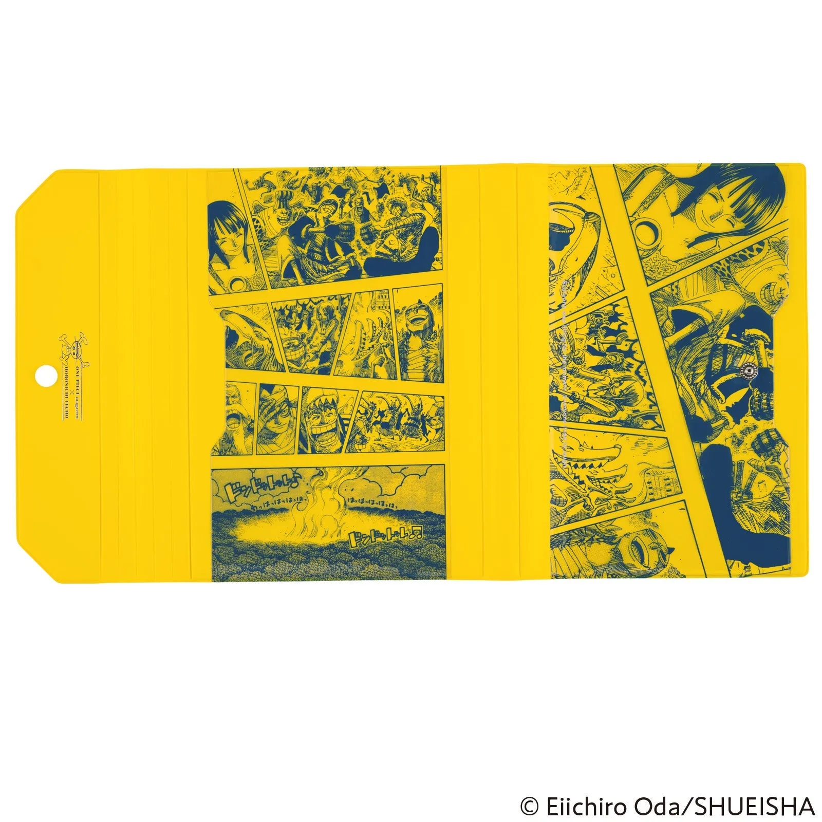 Hobonichi Techo A5 Cousin Cover - One Piece Magazine: Banquet (Yellow) locking sleek