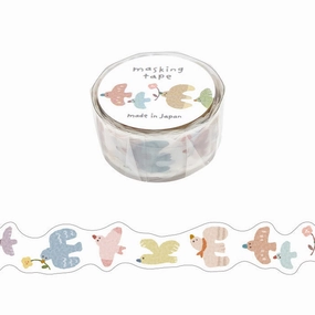 Hokkori Washi Tape Bird versatile professional