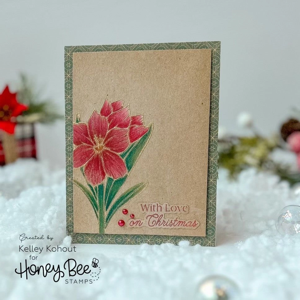 Holiday Blooms - 6X8 Stamp Set springloaded sleek