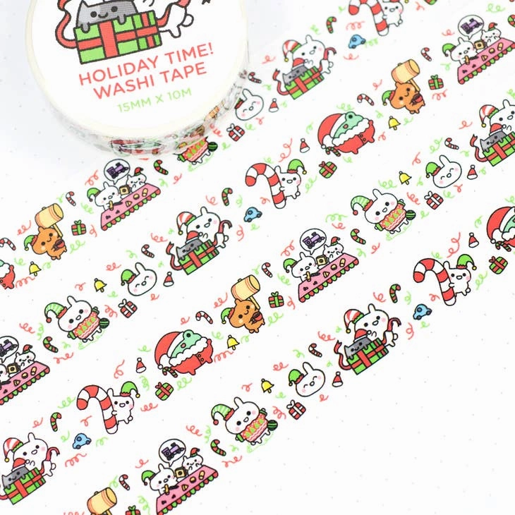 neutral Holiday Time! Washi Tape