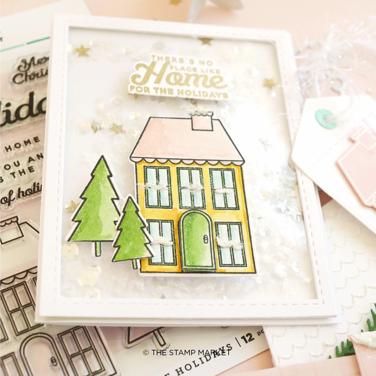 handy superior Home For The Holidays Stamp