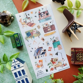 mini Home Sweet Home Sticker Sheet