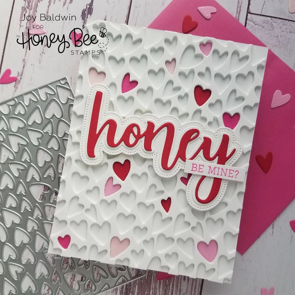 Honey - 4X4 Stamp Set - Retiring recycled large