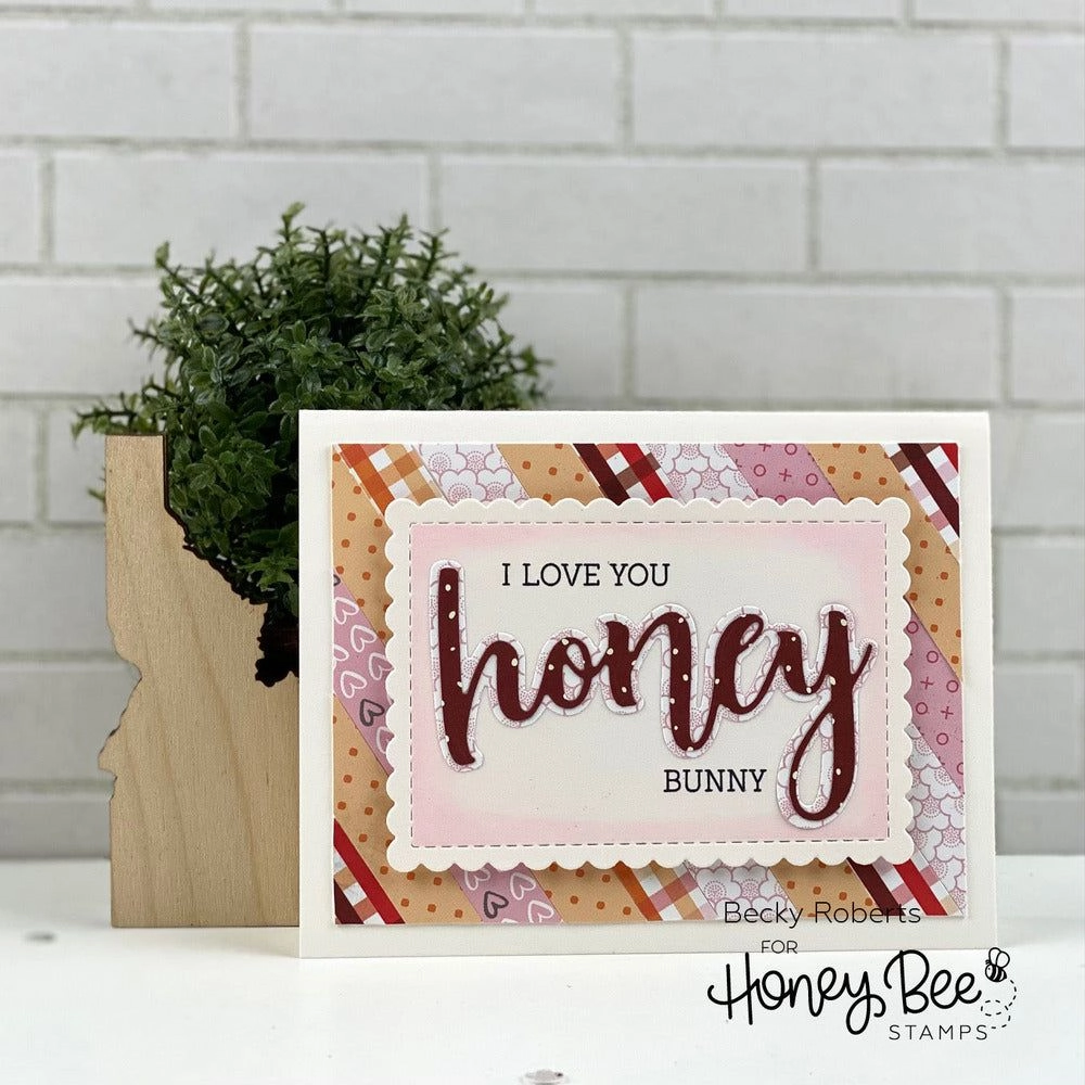 boxed cool Honey - 4X4 Stamp Set - Retiring
