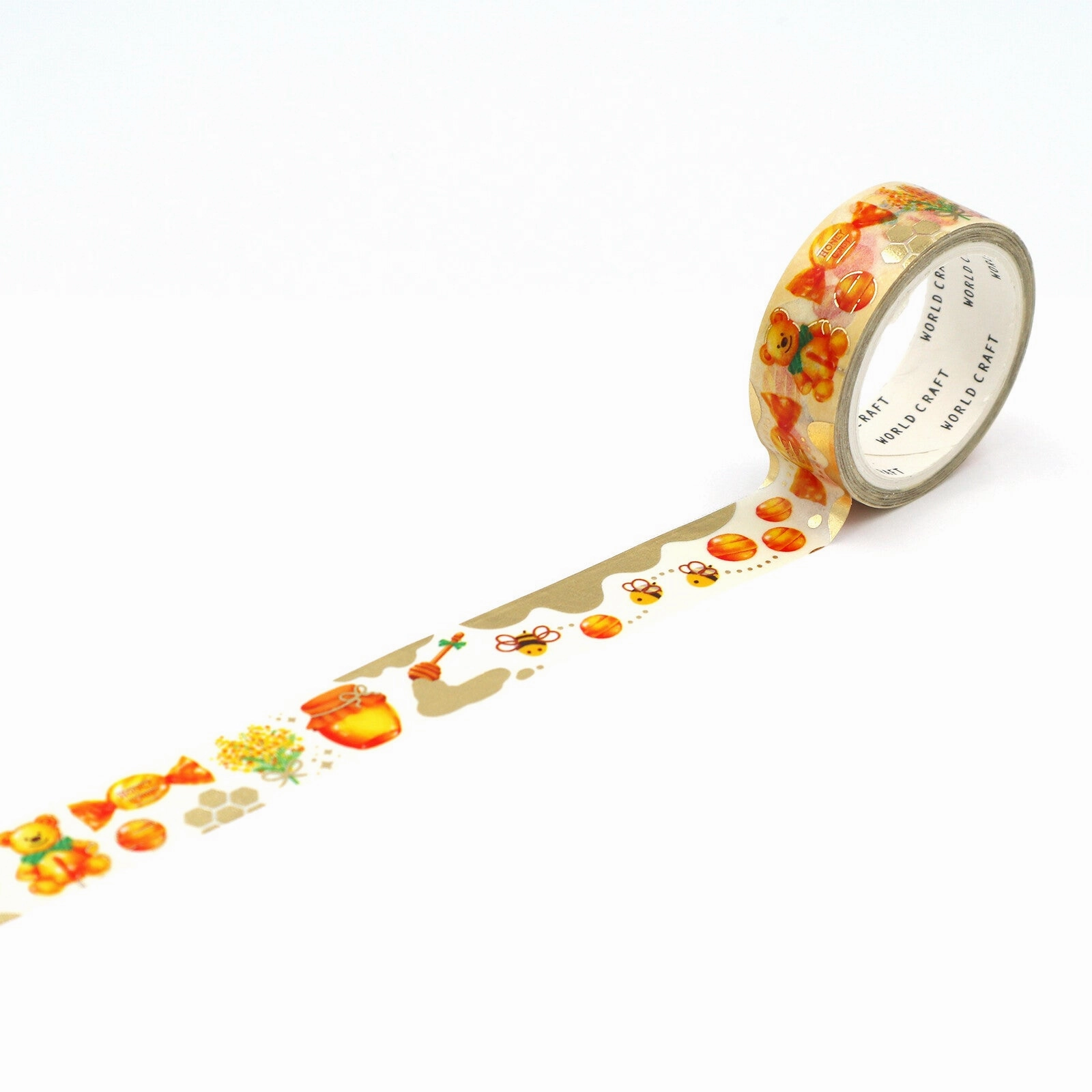 rubber retractable Honey Washi Tape Foil