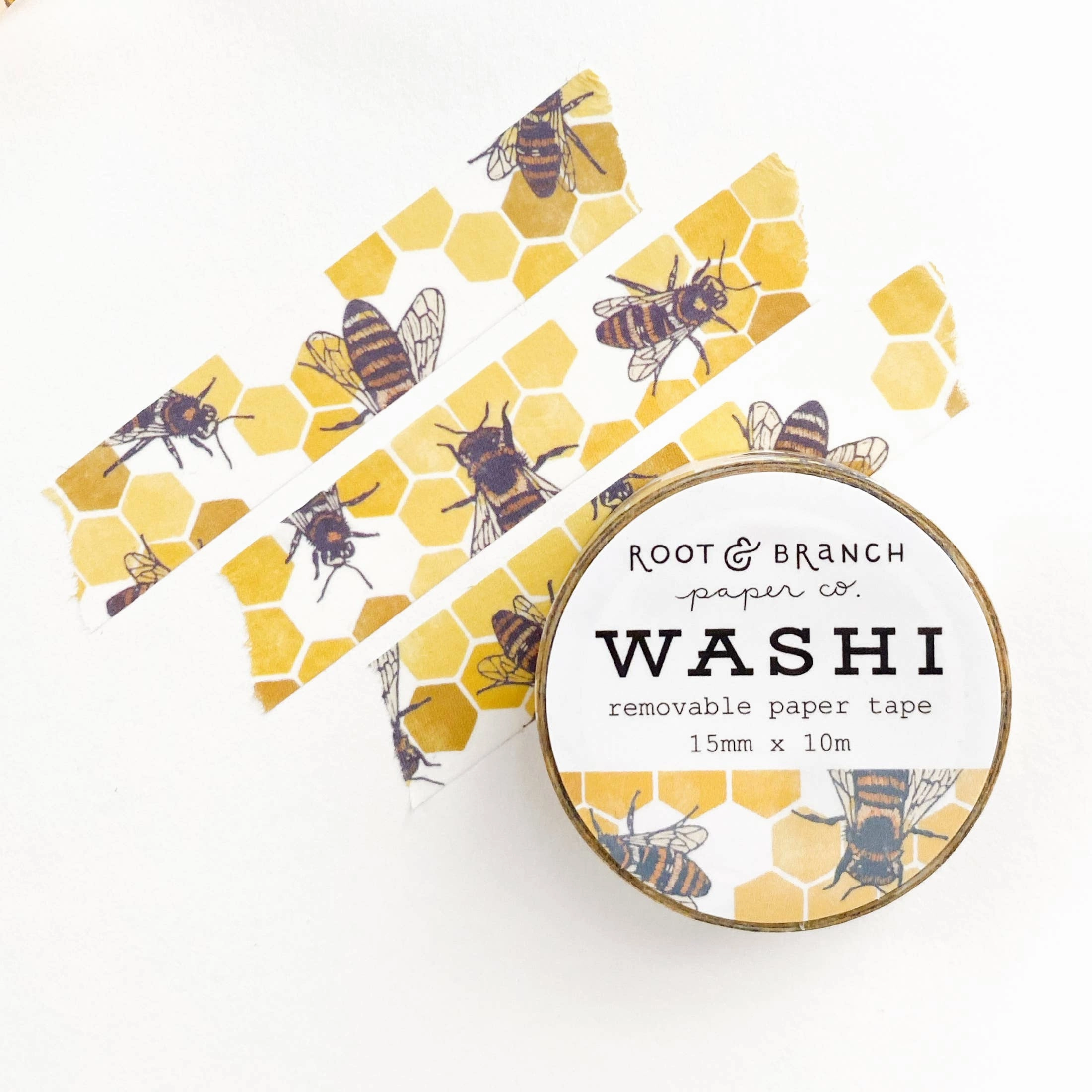 Honeybee Washi Tape flat