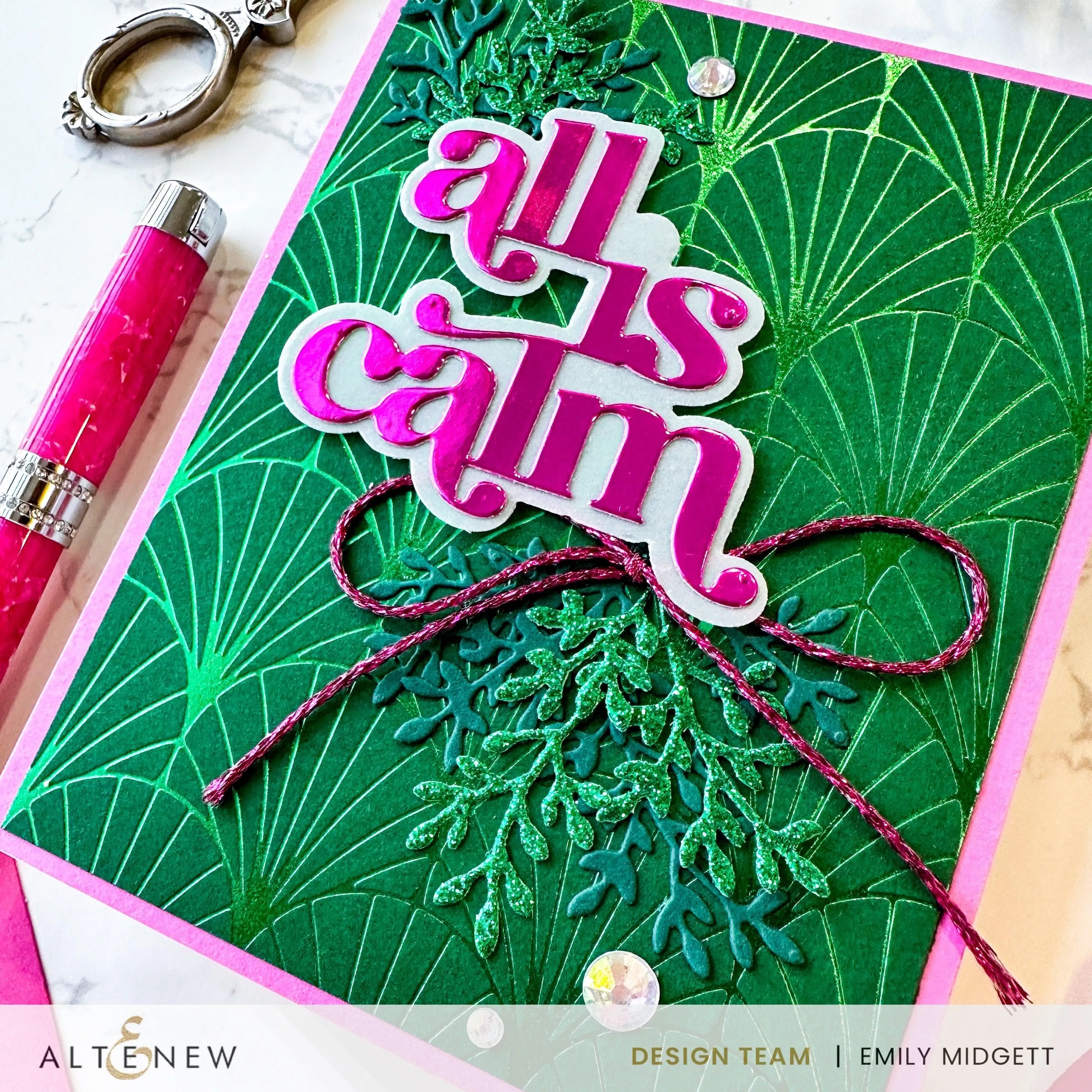 Hot Foil Roll - Emerald Green (Mirror) manual metal