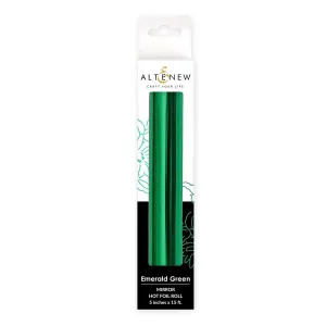 Hot Foil Roll - Emerald Green (Mirror) warm