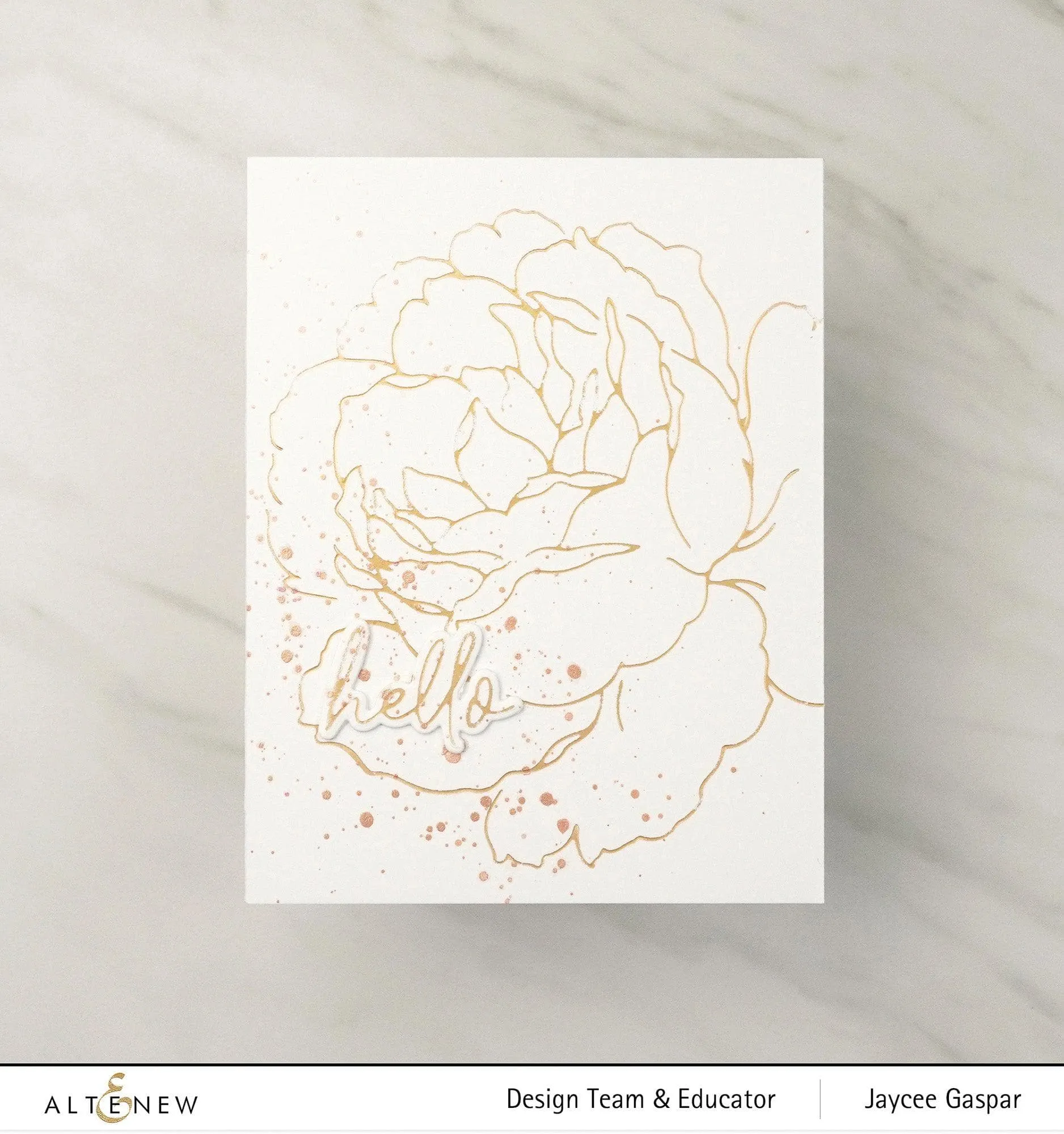 tiny set Hot Foil Roll - Enchanted Gold (Satin)