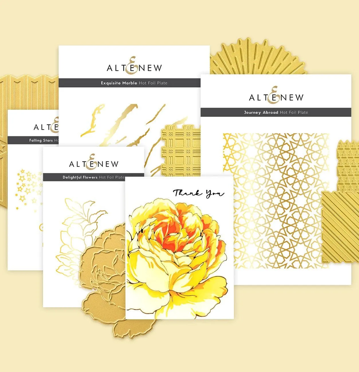 Hot Foil Roll - Enchanted Gold (Satin) top