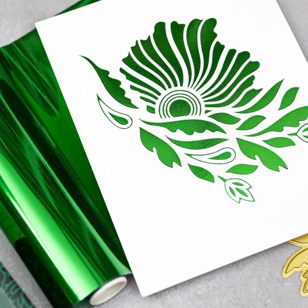 Hot Foil Roll - Kelly Green (Mirror) quickdry matte