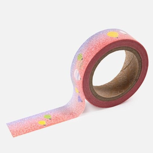 flat mini Hot Air Balloon Washi Tape