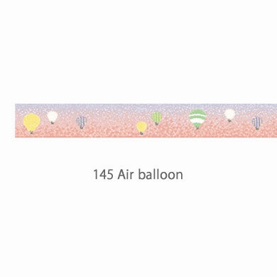organic Hot Air Balloon Washi Tape